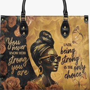 African Vegan Leather Handbag